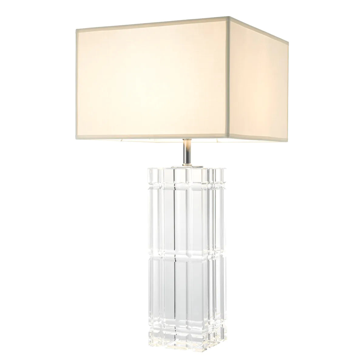 Table Lamp Universal - Crystal Glass | Nickel Finish