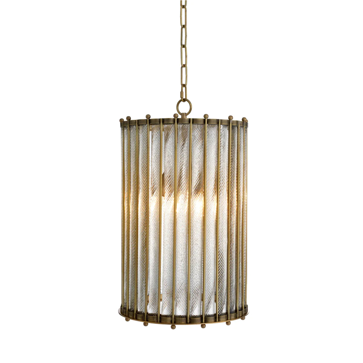 Lantern Tiziano - Antique Brass Finish