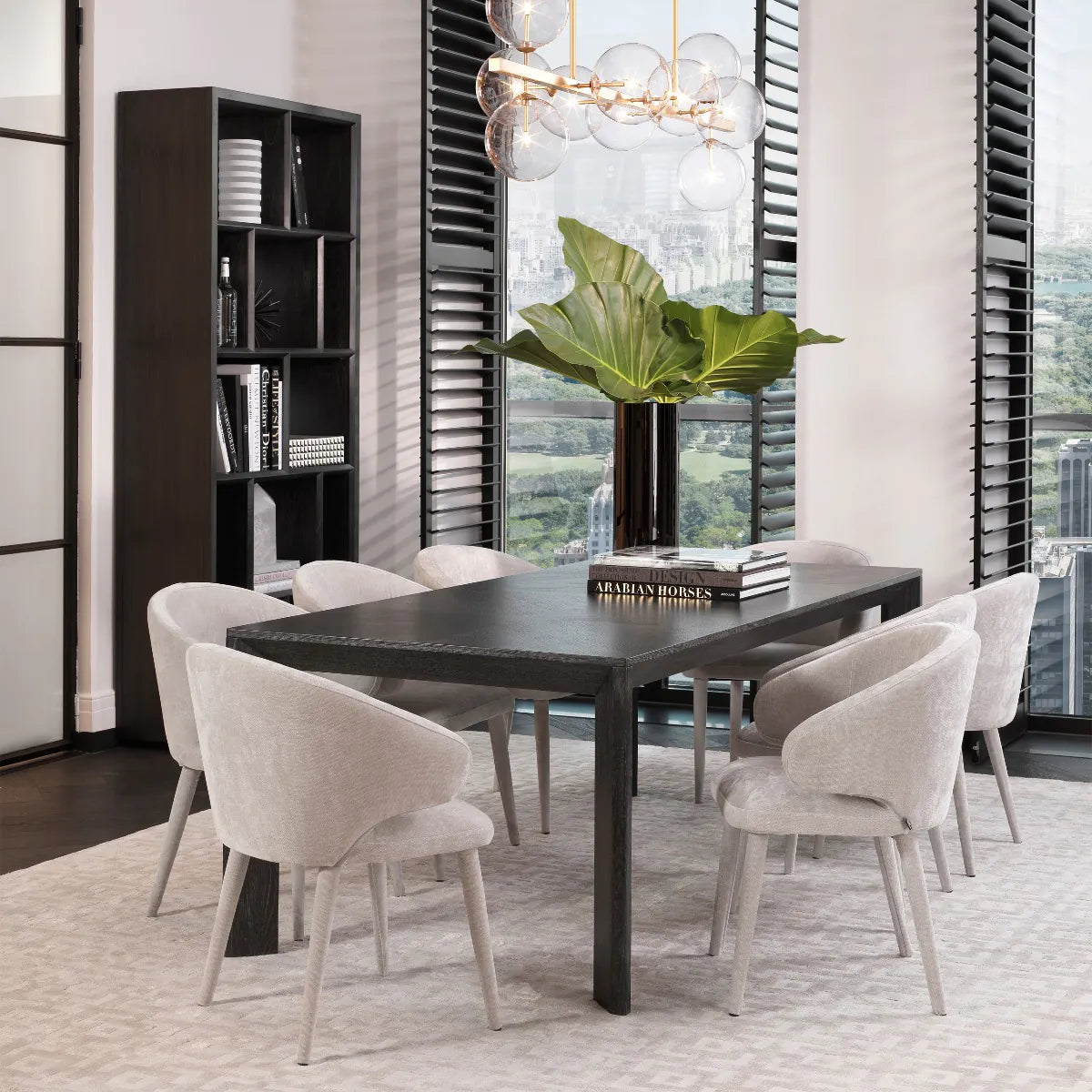 Dining Table Tremont - Charcoal Oak Veneer