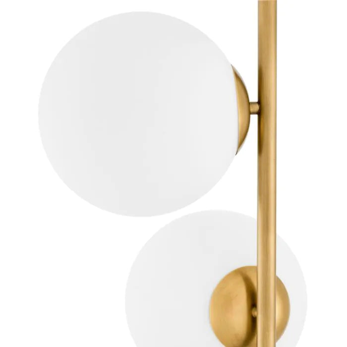 Floor Lamp Tempo - Brass Finish / B.Marble Base