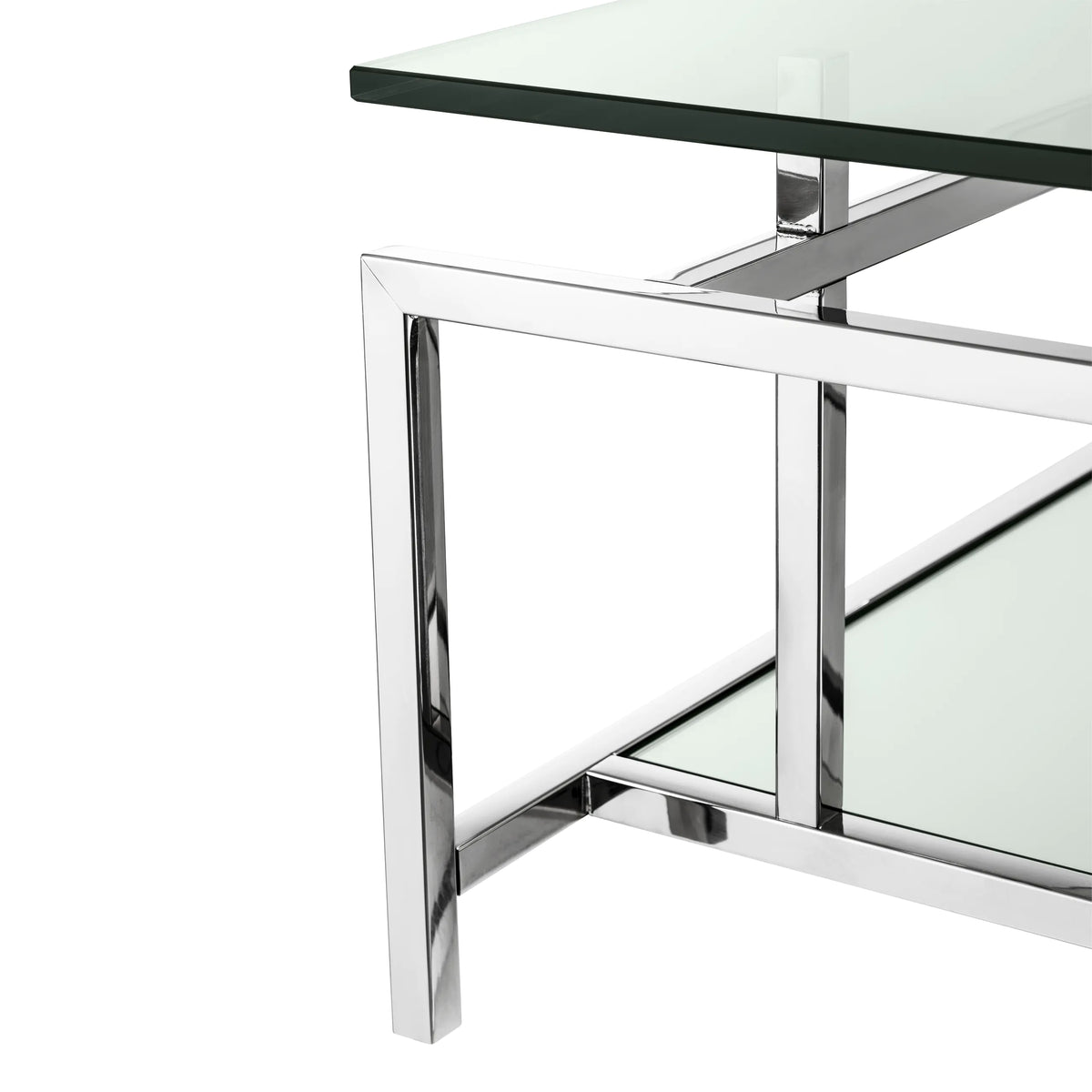 Coffee Table Superia - Polished Stainless Steel