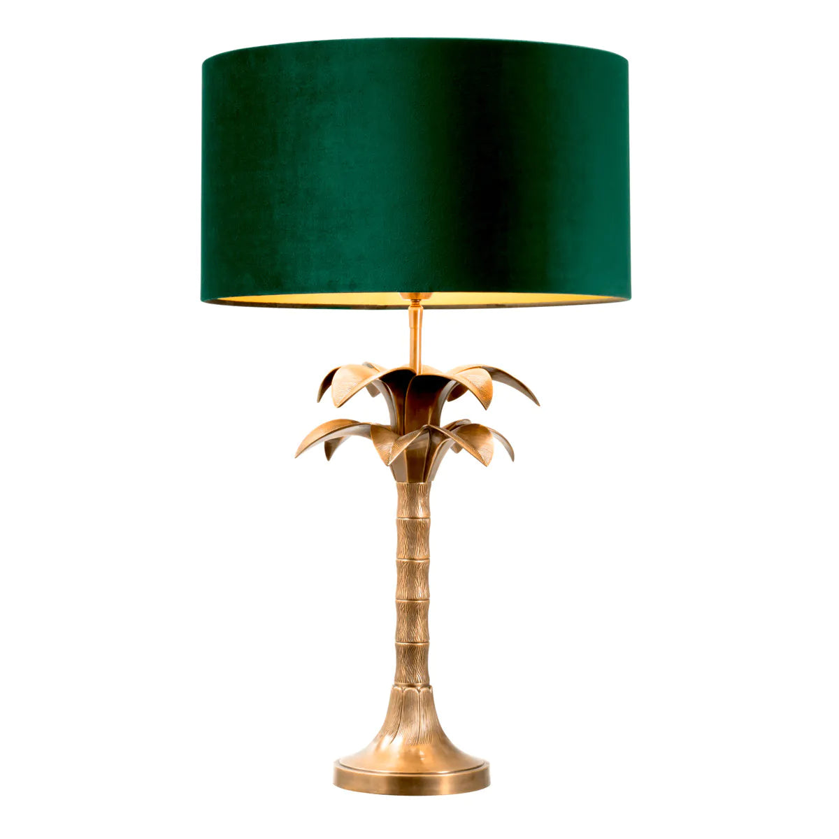 Table Lamp Mediterraneo - Green Velvet Shade