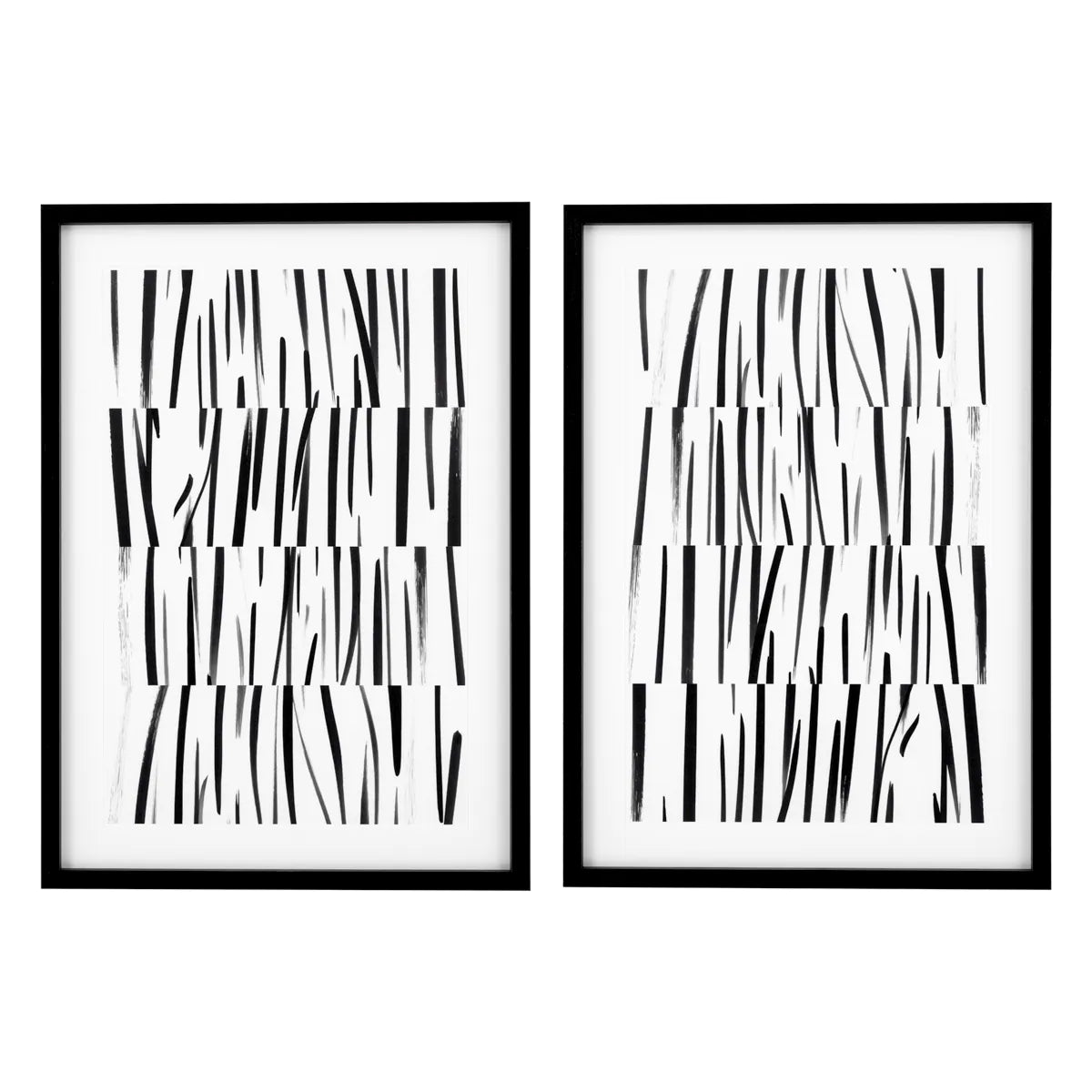 Prints Melotti, Study Of Cloth Drawing Set Of 2 - Black Wooden Frame