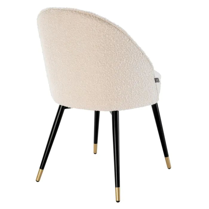 Dining Chair Cooper Set Of 2 - Bouclé Cream