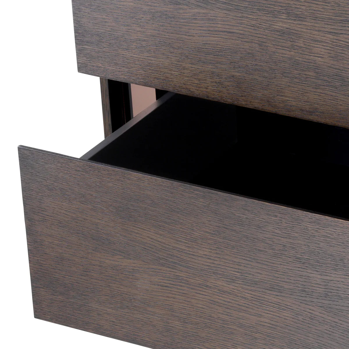 Side Table Cabas - Mocha Straight Oak Veneer