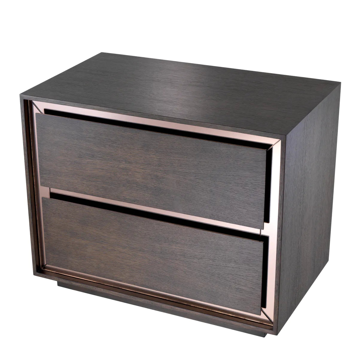 Side Table Cabas - Mocha Straight Oak Veneer