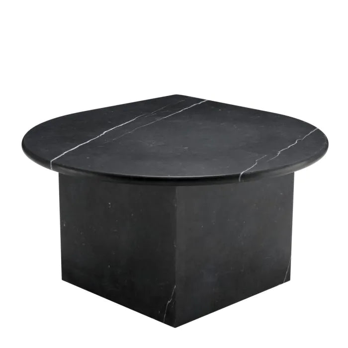 Coffee Table Naples Set Of 3 - Honed Black Marble