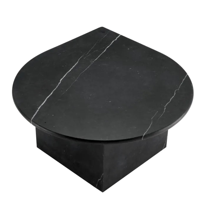 Coffee Table Naples Set Of 3 - Honed Black Marble