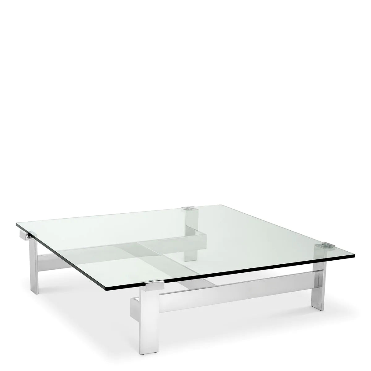 Coffee Table Maxim - Polished Stainless Steel