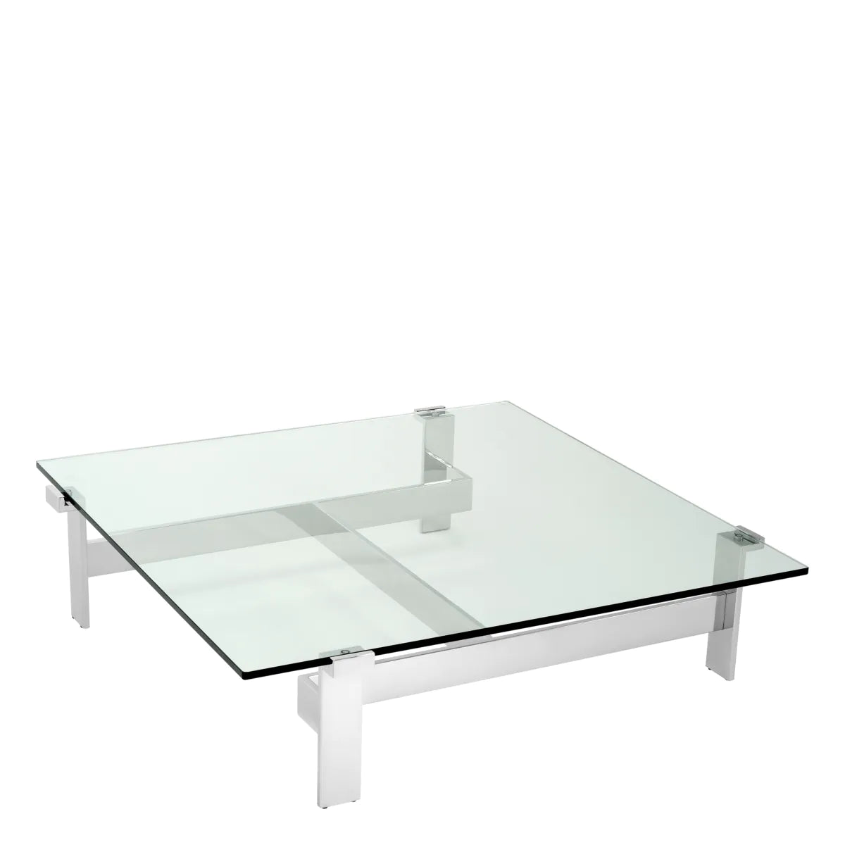 Coffee Table Maxim - Polished Stainless Steel