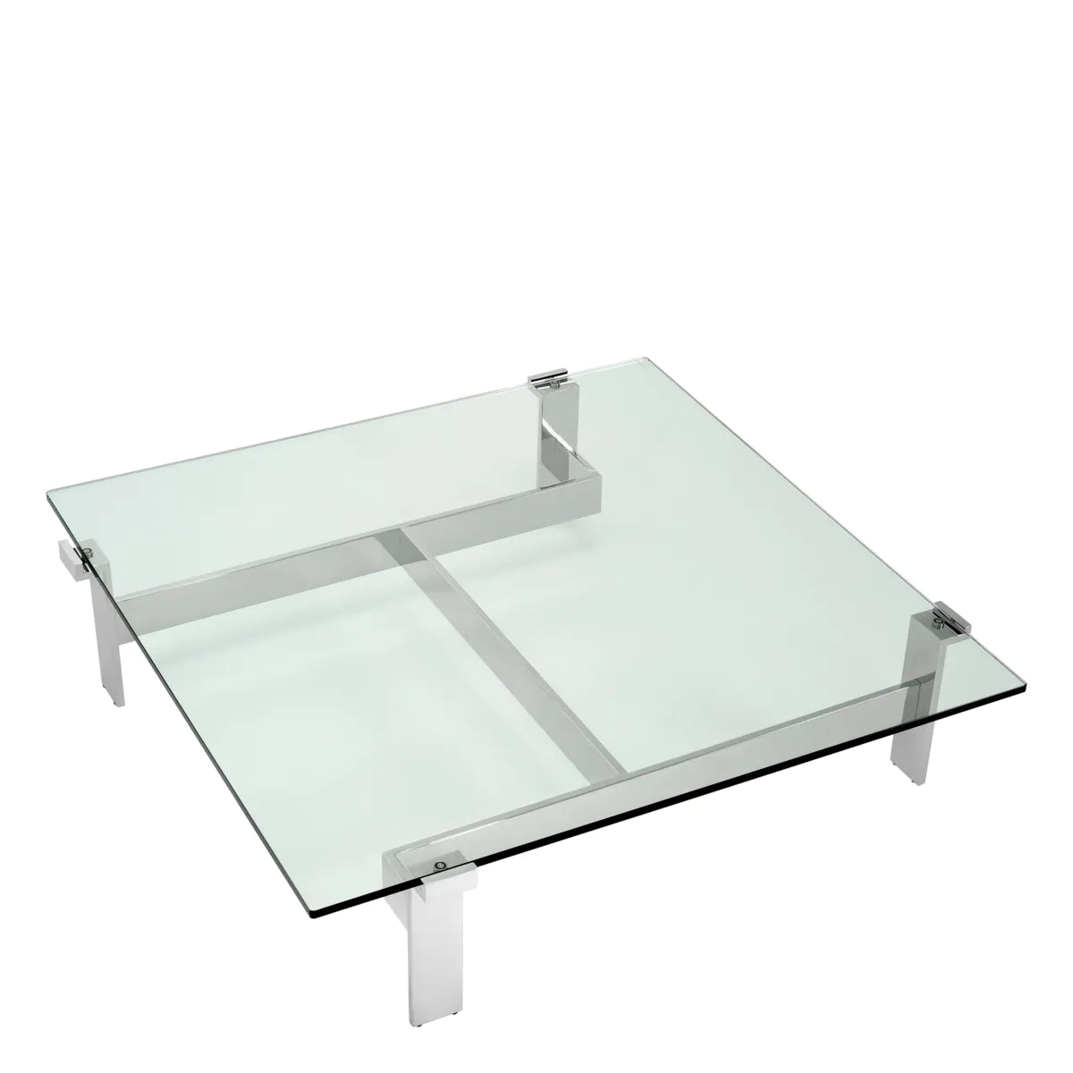 Coffee Table Maxim - Polished Stainless Steel