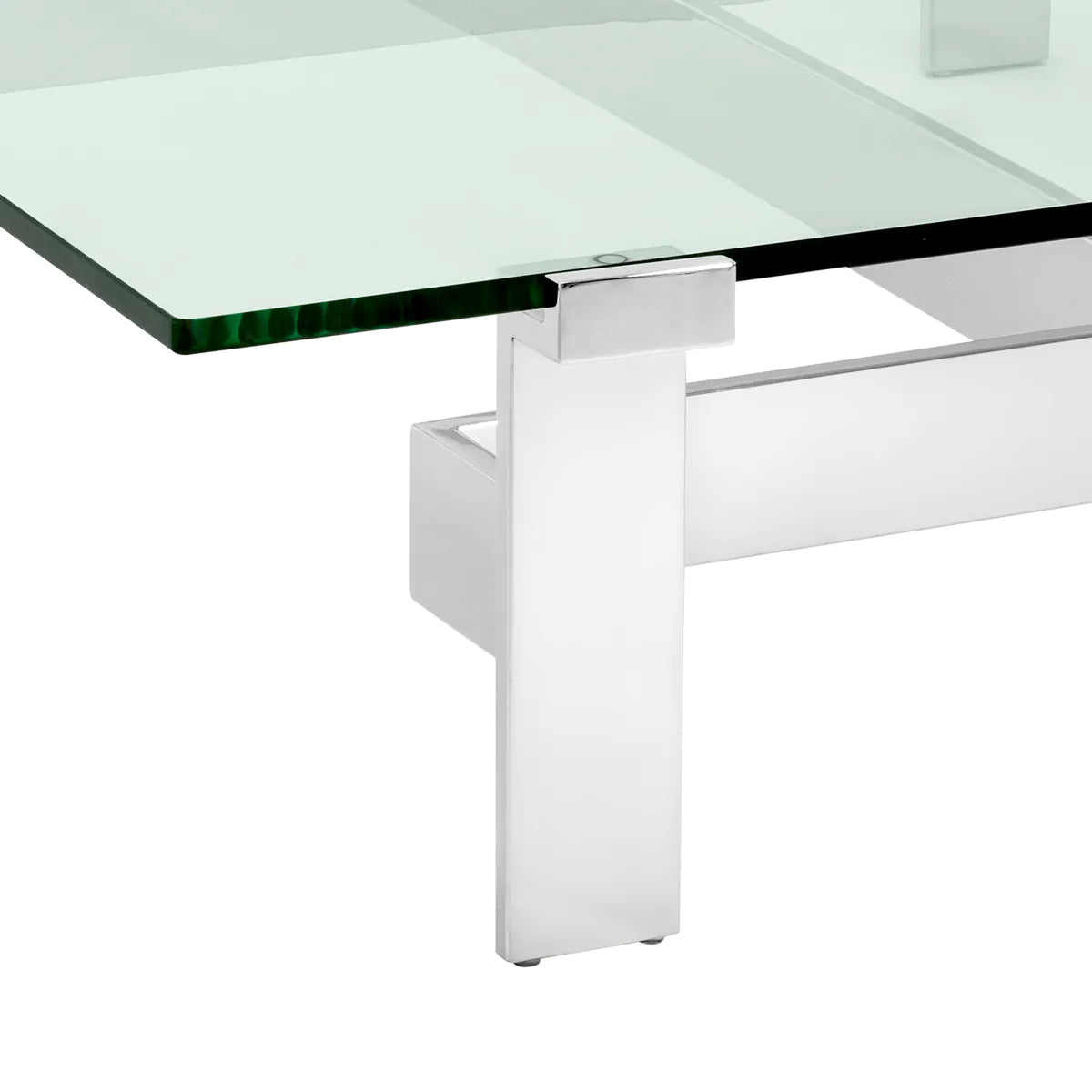 Coffee Table Maxim - Polished Stainless Steel