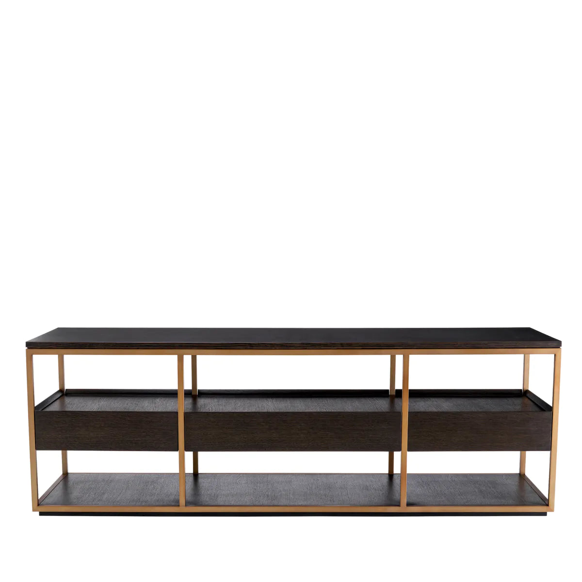 Tv Cabinet Parker S - Mocha Straight Oak Veneer