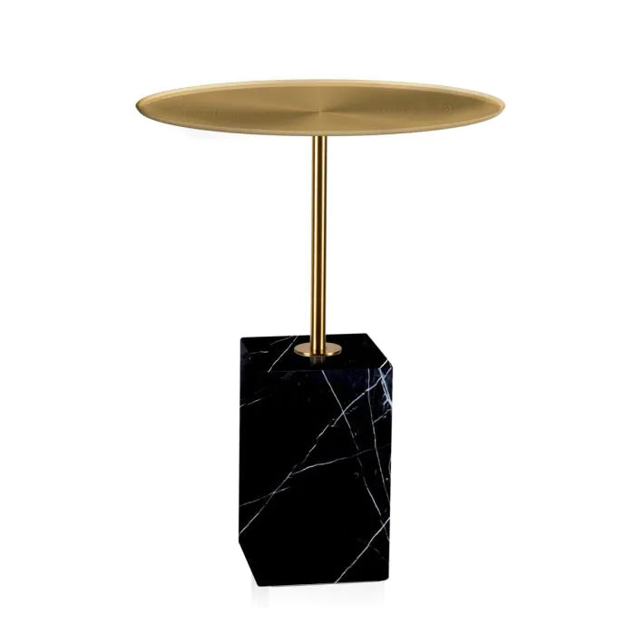 Side Table Cole - Black Marble