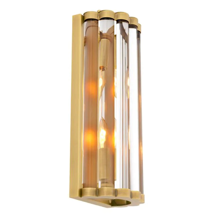 Wall Lamp Amalfi S - Antique Brass Finish