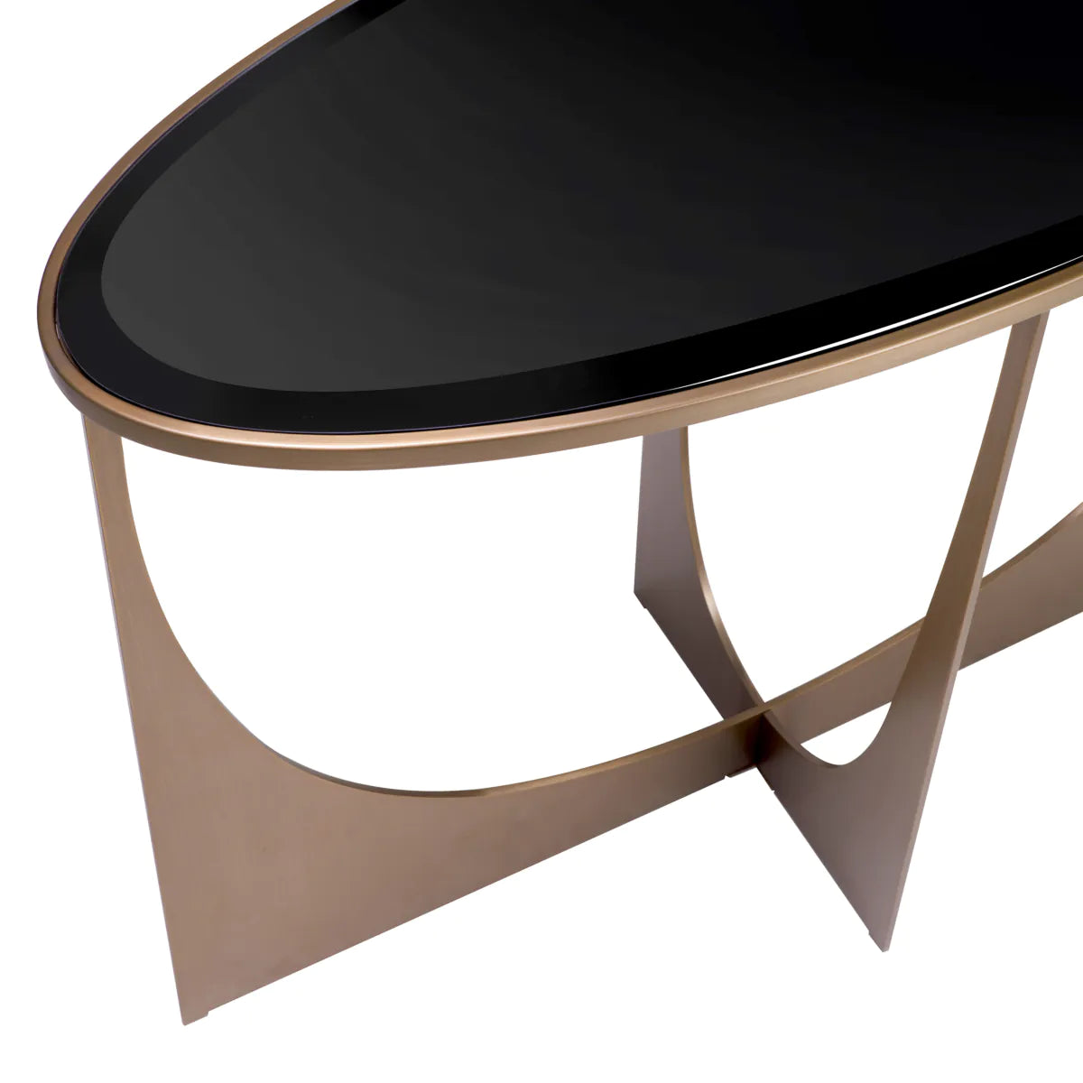 Console Table Elegance - Brushed Brass Finish