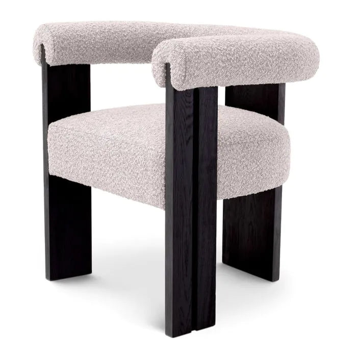 Dining Chair Percy - Bouclé Grey