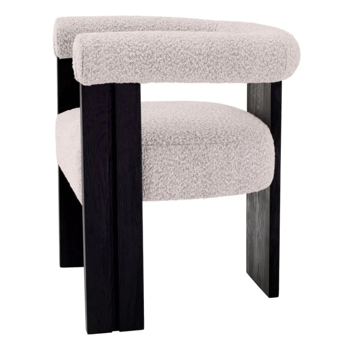 Dining Chair Percy - Bouclé Grey