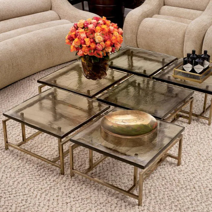 Coffee Table Schlumberg - Vintage Brass Finish