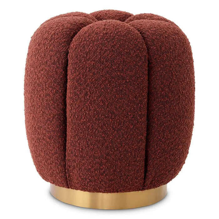 Stool Orchanic - Bouclé Rouge