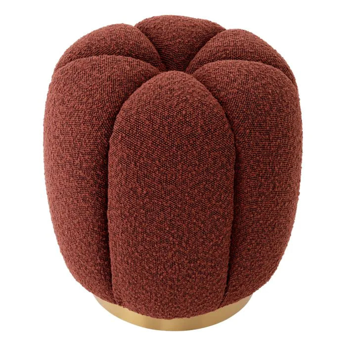 Stool Orchanic - Bouclé Rouge