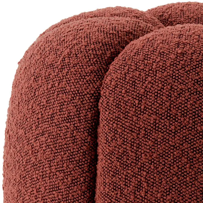 Stool Orchanic - Bouclé Rouge