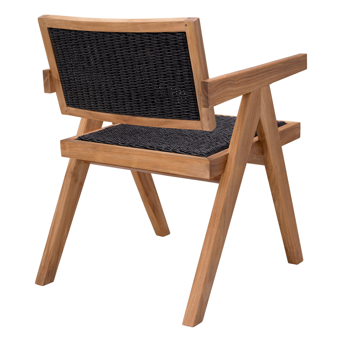 Kristo Outdoor Dining Chair Teak Black