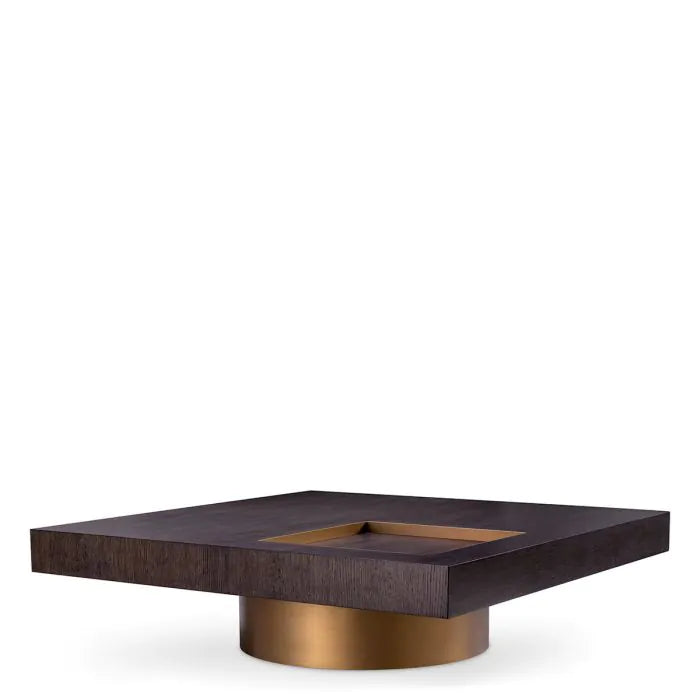 Coffee Table Otus Square - Mocha Oak Veneer