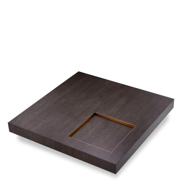 Coffee Table Otus Square - Mocha Oak Veneer