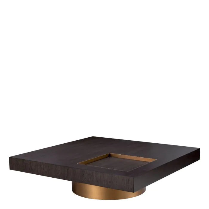 Coffee Table Otus Square - Mocha Oak Veneer