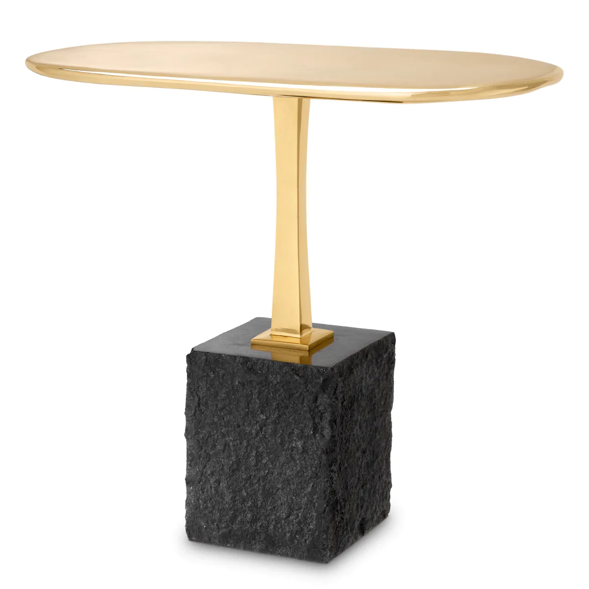 Side Table Kayan L - Black Granite Base