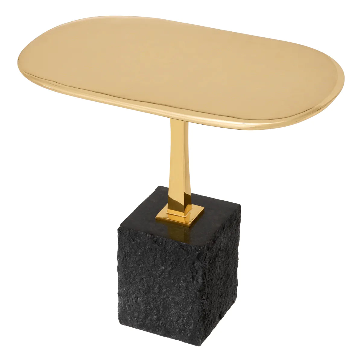 Side Table Kayan L - Black Granite Base