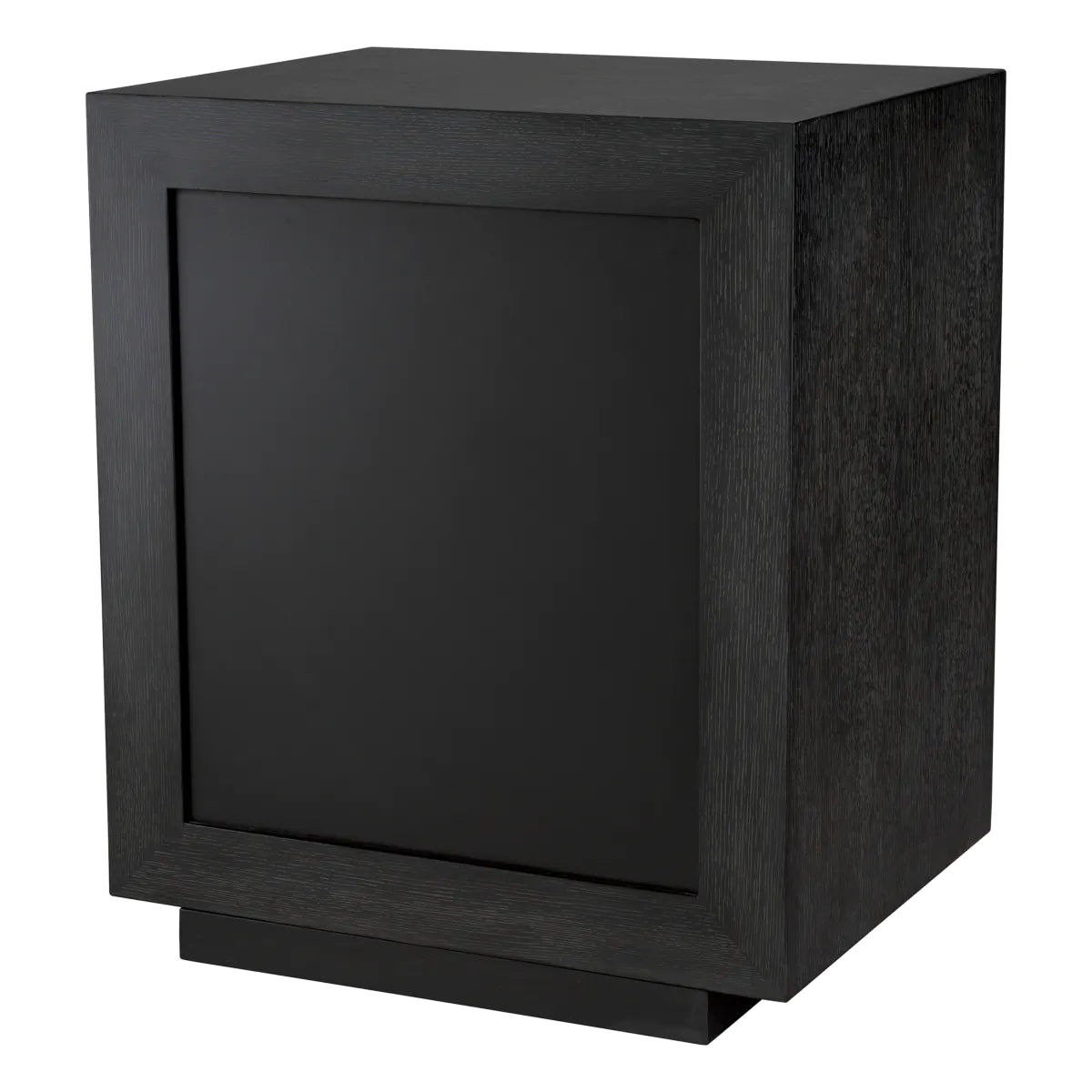 Nightstand Bogart - Charcoal Grey Oak Veneer