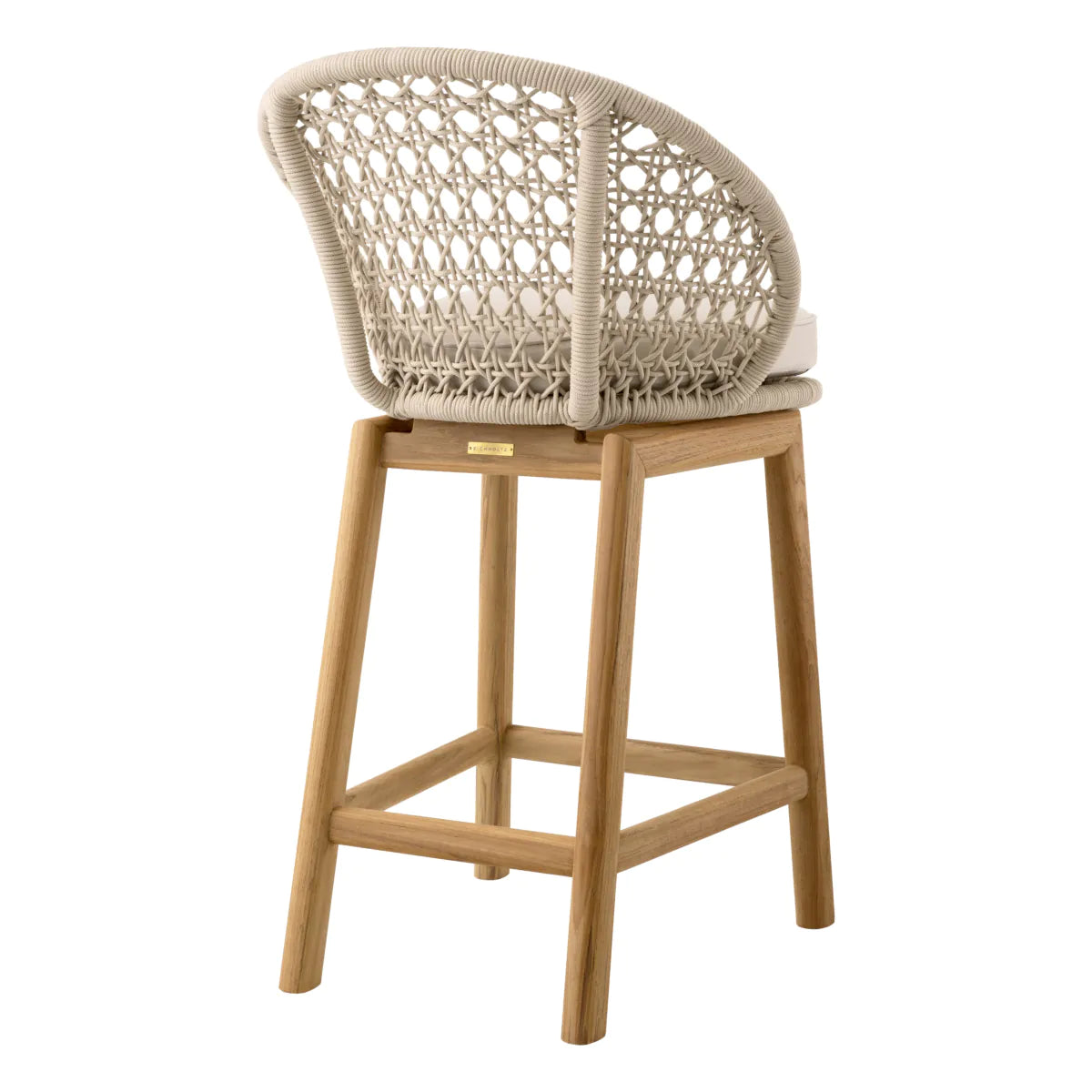 Outdoor Counter Stool Trinity - Flores Off-White