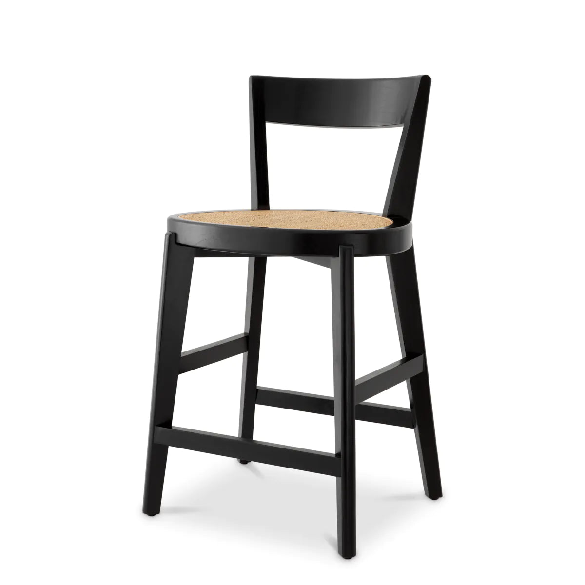 Counter Stool Alvear - Classic Black Finish