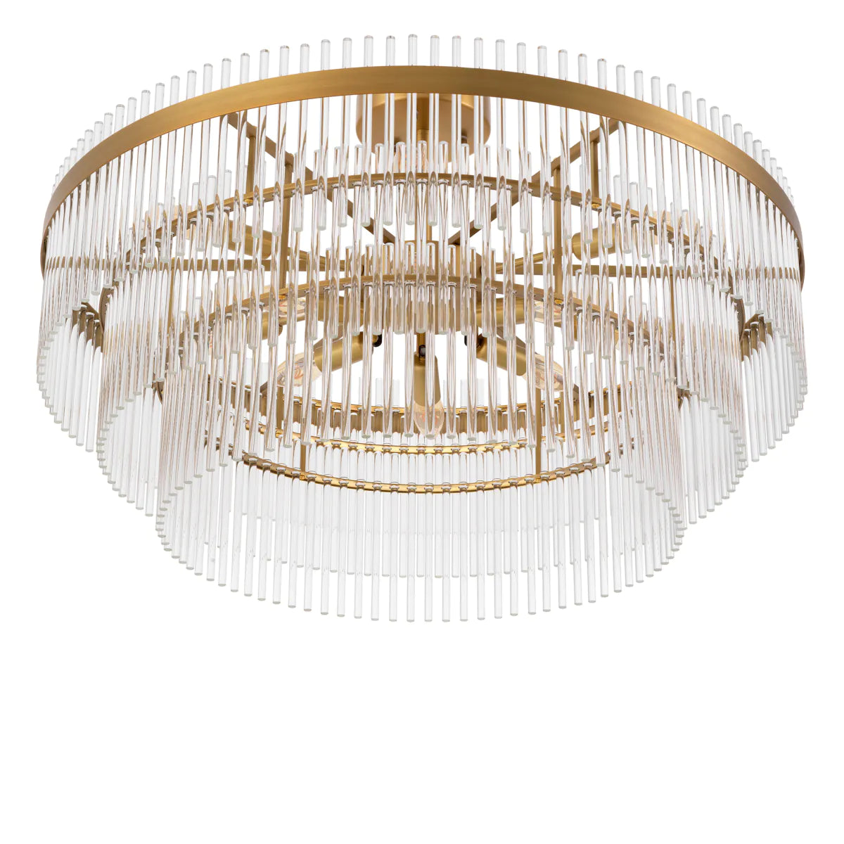 Ceiling Lamp East - Antique Brass Finish