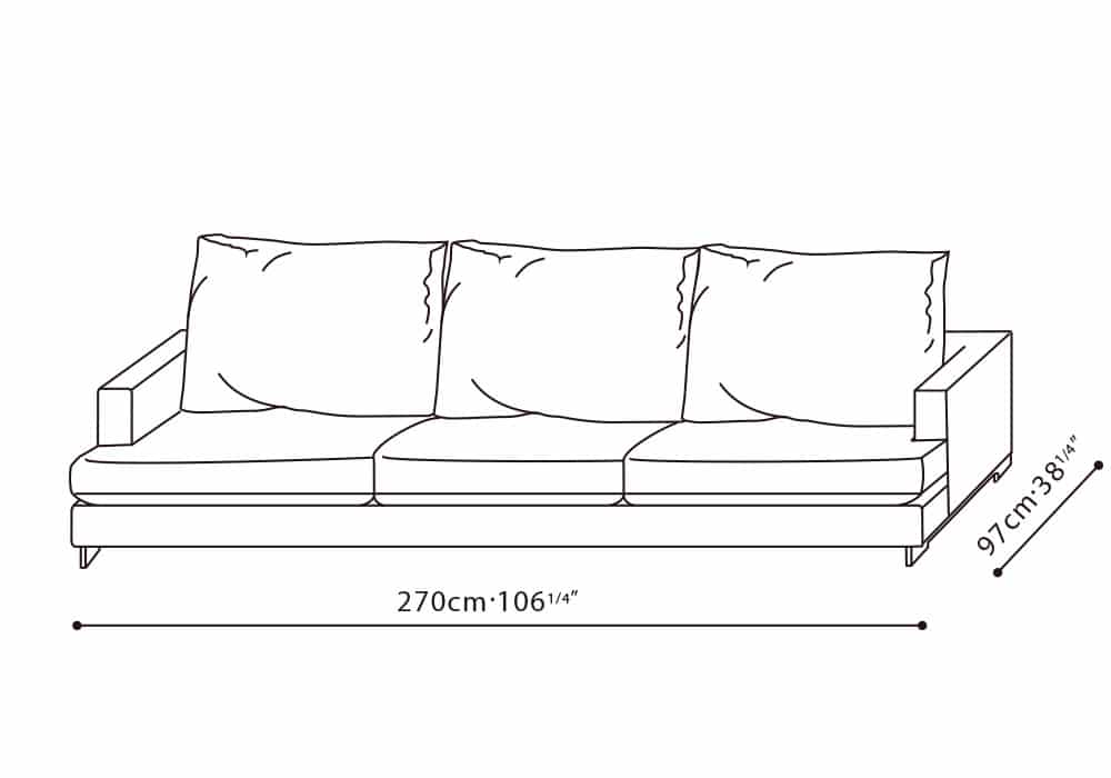 Easytime 3-Seater Sofa