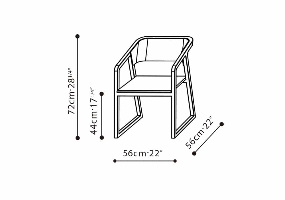 Ming Chair (56*56*44cm)