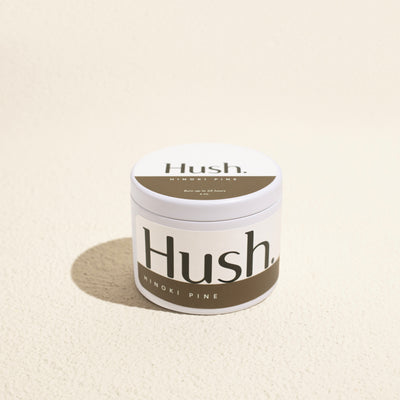 Hush 4oz Hinoki Pine Candle