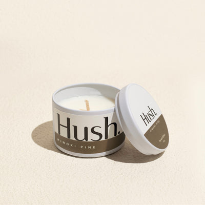 Hush 4oz Hinoki Pine Candle