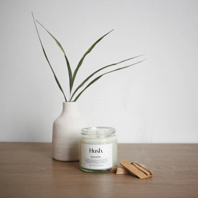 Hush Palo Santo Essential Oil Candle 4oz