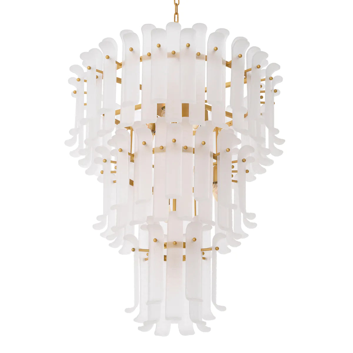Chandelier Rodeo Drive L - Frosted Logo Glass