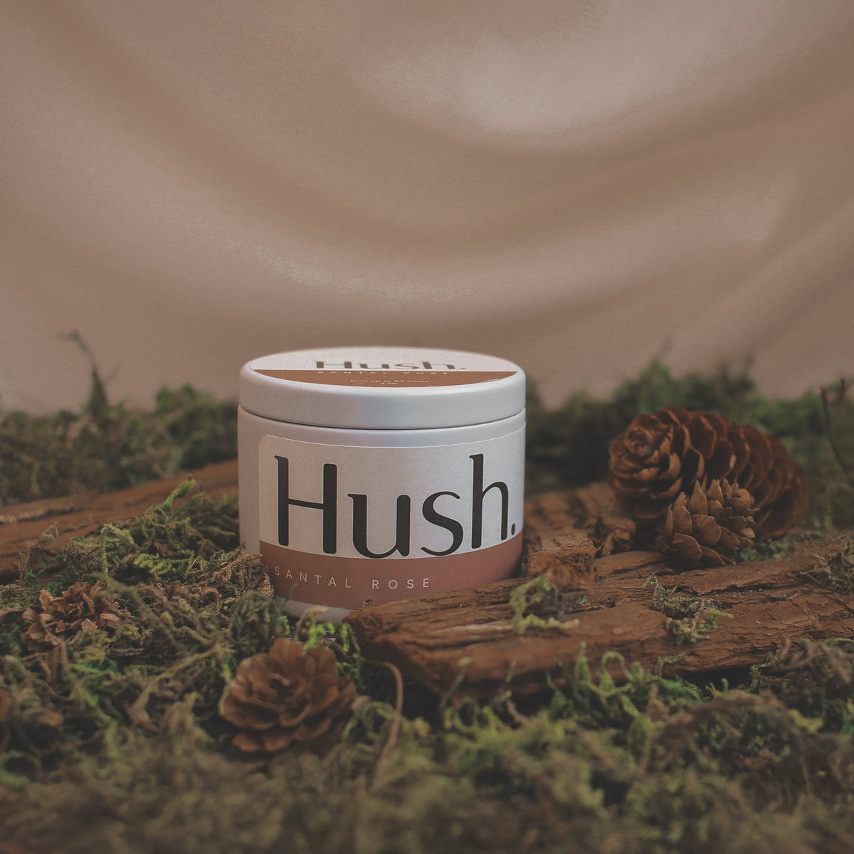 Hush 4oz Santal Rose Candle