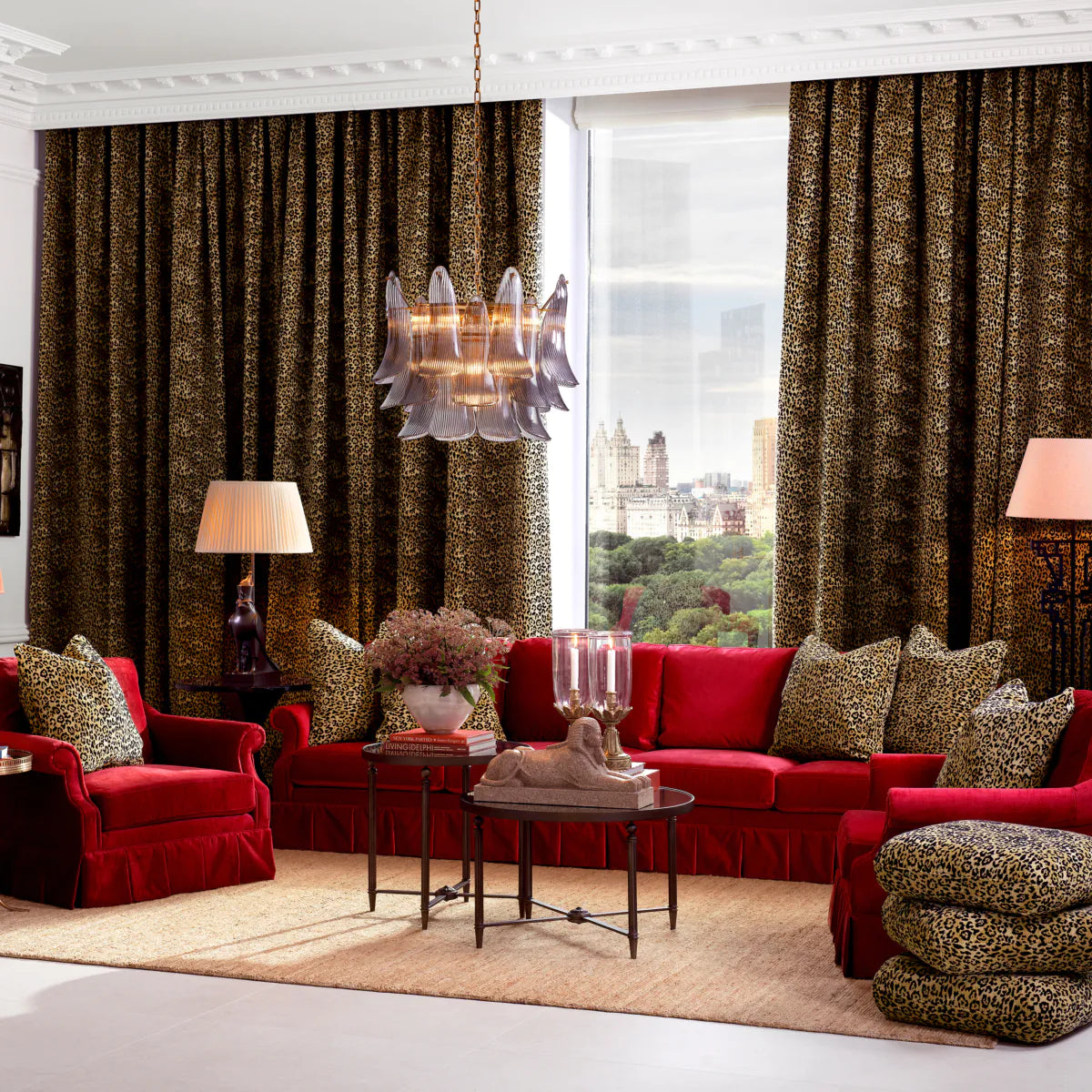 Chair Verplanck - Wrey Velvet Red