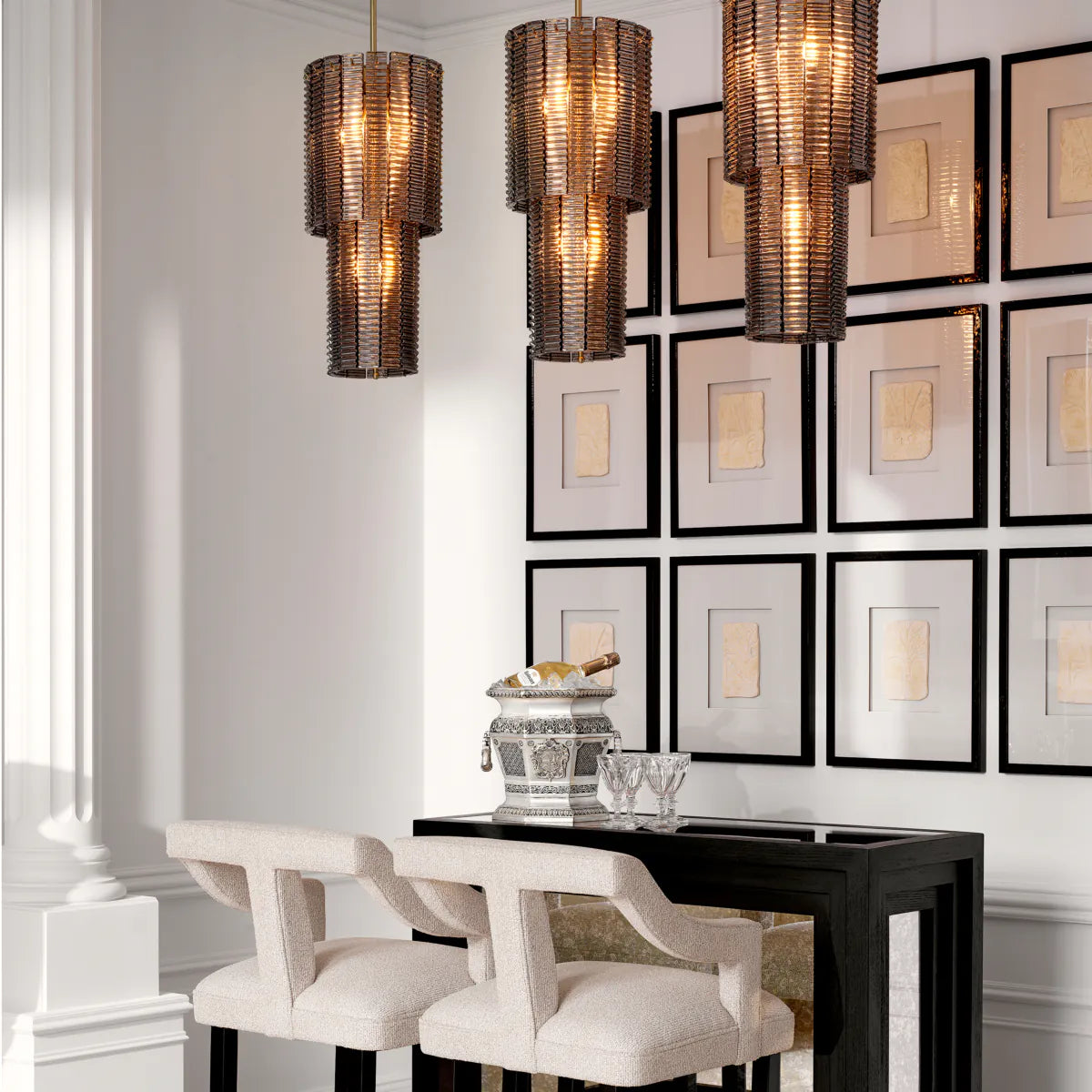 Chandelier Imperial S - Brushed Brass Finish