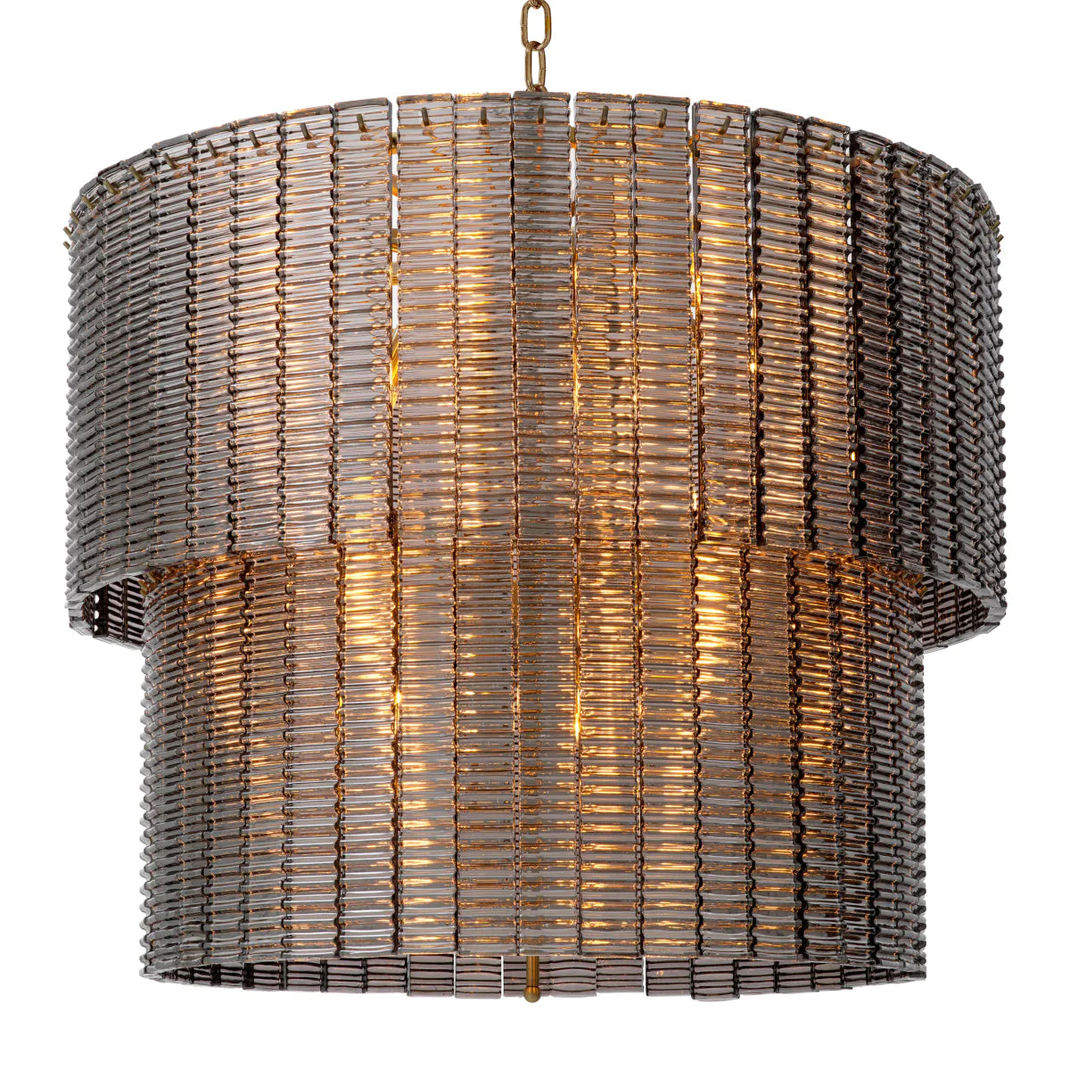 Chandelier Imperial Double - Brushed Brass Finish