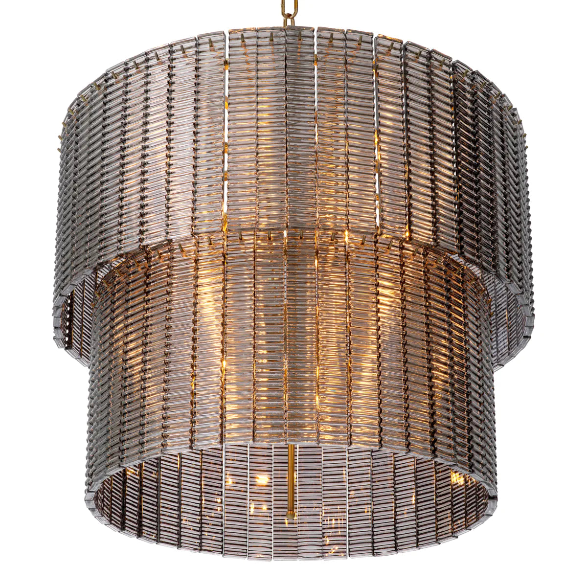 Chandelier Imperial Double - Brushed Brass Finish