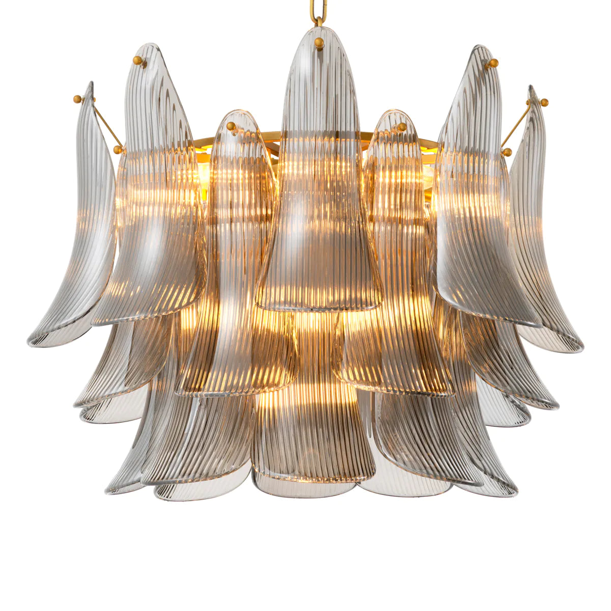 Chandelier Amun - Brushed Brass Finish