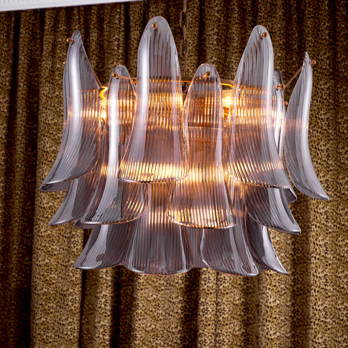 Chandelier Amun - Brushed Brass Finish