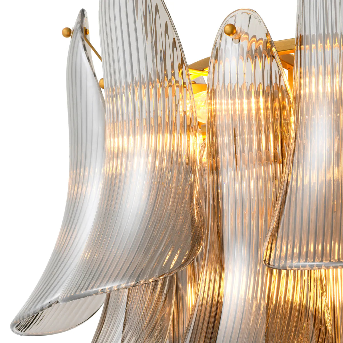 Chandelier Amun - Brushed Brass Finish